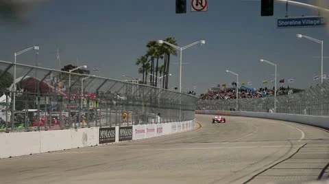 Indy Car Race Stock Footage 10894232
