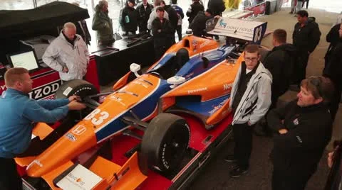 IndyCar Servicing Stock Footage 10978066
