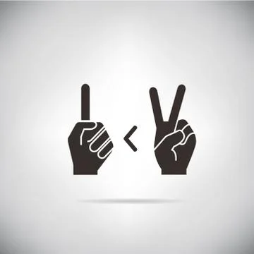 Inequality Stock Illustration