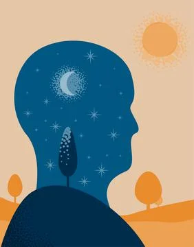 The iner world Stock Illustration