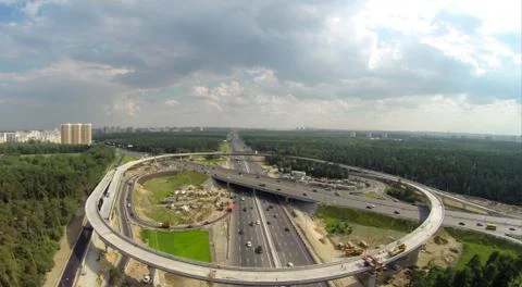 Inersection construction Stock Photos