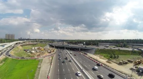 Inersection construction Stock Photos