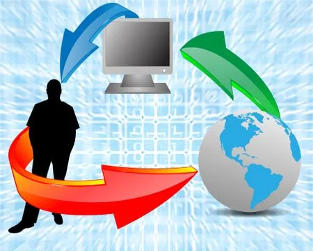 Inextricable link Stock Illustration