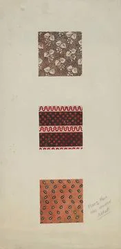 Inez McCombs, Patchwork from Spread (Quilt), c 1939 Patchwork from Spread ... Stockfoto's