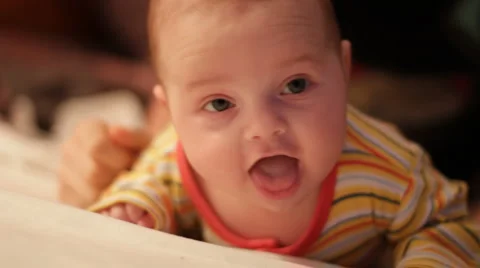 Infant 1 Stock Footage 1075515