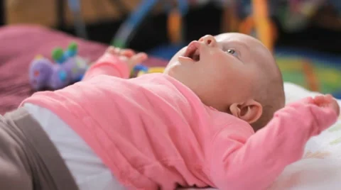 Infant 3 Stock Footage 1073787