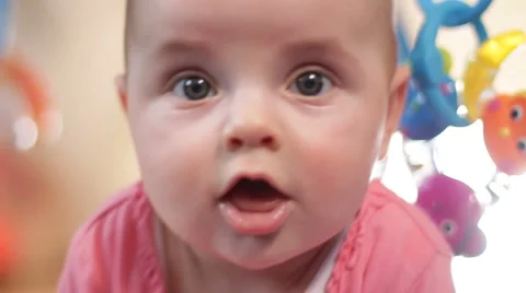 Infant 7 Stock Footage 1072614