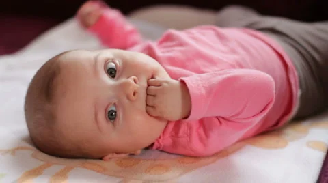 Infant 9 Stock Footage 1074069