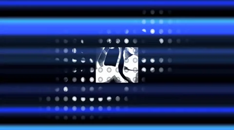 Infant Blue Strobe Circles 720p 動画素材 35105576