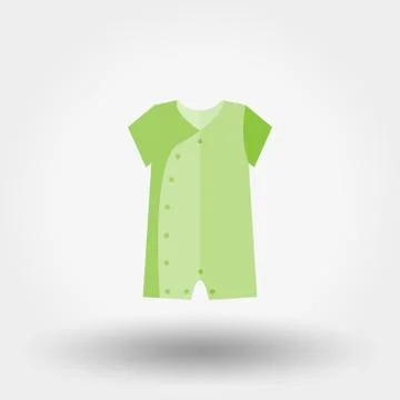 Infant Bodysuit. Icon Stock Illustration
