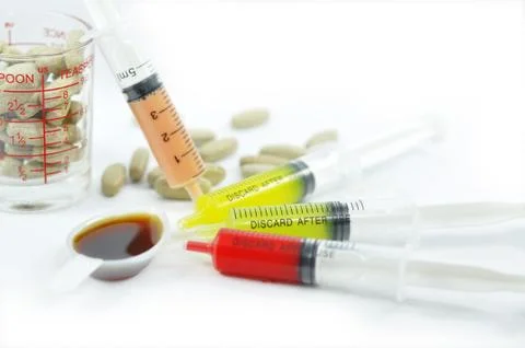 Infant dropper Stock Photos