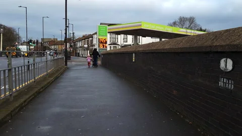 Infant going to school. Stock Footage 231691460