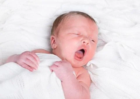 Infant tired Stock Photos