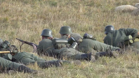 Infantry attack Video stock 111851217