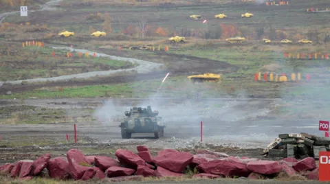 Infantry combat vehicle Stock Footage 34883017