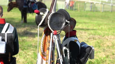 Infantry of the Napoleonic Wars Video stock 138989121