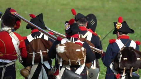 Infantry of the Napoleonic Wars Stock Footage 138991085