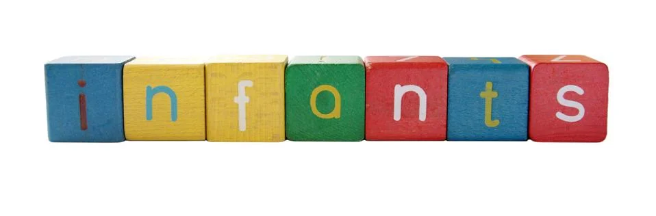 Infants blocks Stock Photos