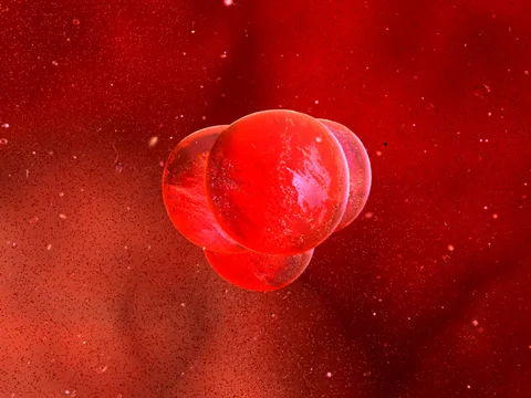 Infected cells dividing Stock Footage 46988220