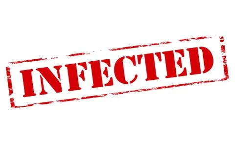Infected Stock Illustration