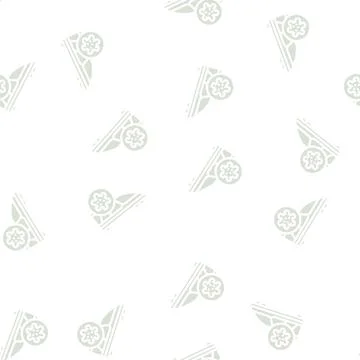 Infected train glyph vector seamless pattern イラスト素材