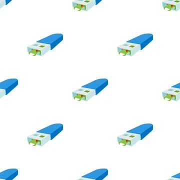 Infected USB flash drive pattern seamless vector 스톡 일러스트
