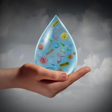 Infected Water Stock Illustration