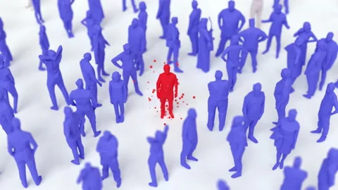 Infection cannot spread due to herd immunity in society Vidéo 165440388