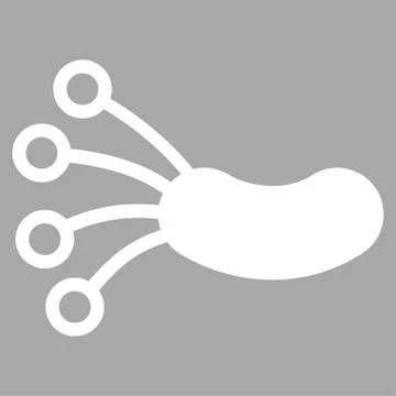 Infection Microbe Vector Icon Illustrazione stock