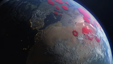 Infection on the Planet 4K 스톡 동영상 128519488