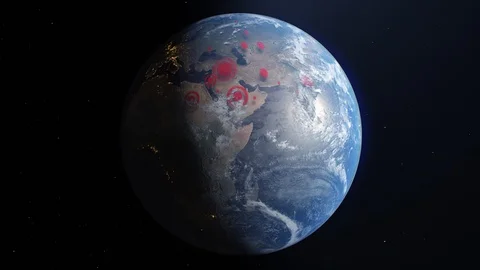Infection on the Planet 4K 스톡 동영상 128769115