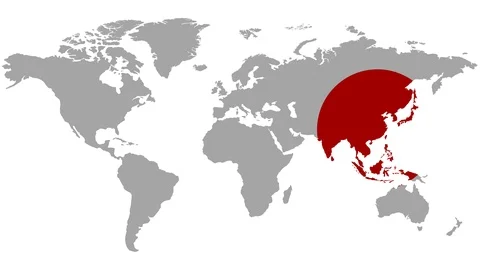 Infection spread around the world , Coronavirus spread around the world . Stockbeeldmateriaal 125348166