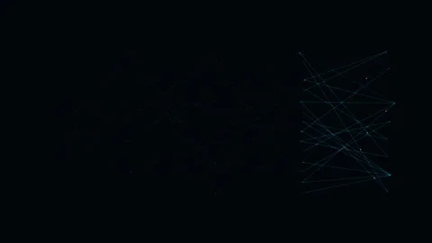 Inference Cascades Front To Back Through A Stacked Network Stock-Footage 344511668