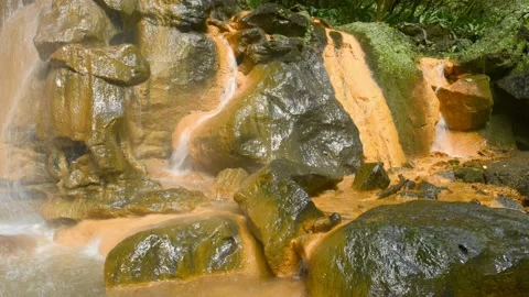 The Infernaccio waterfall 库存影片 138992138