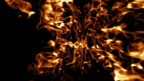 Inferno Fire Stock Footage 104814118
