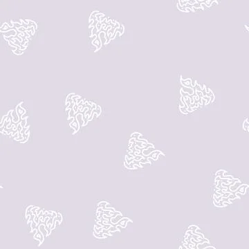 Inferno line seamless pattern Stock Illustration
