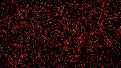 Inferno Sparks Creating Three Vortexes Stock Footage 131432975