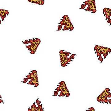 Inferno vector seamless pattern Stockillustratie