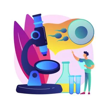 Infertility diagnosis abstract concept vector illustration. Stock Illustration