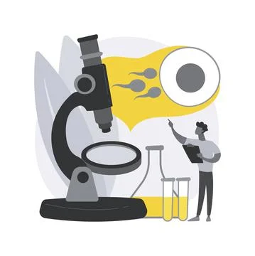 Infertility diagnosis abstract concept vector illustration. Illustrazione stock