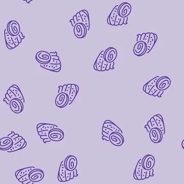 Infested stool sample line seamless pattern 스톡 일러스트