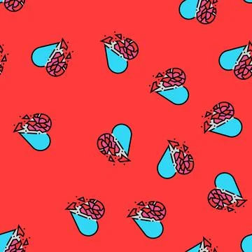 Infidelity couple vector seamless pattern Stock Illustration