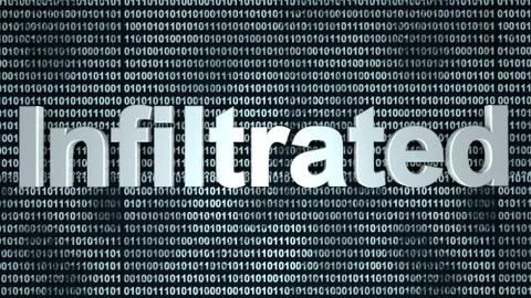 Infiltrated 스톡 일러스트