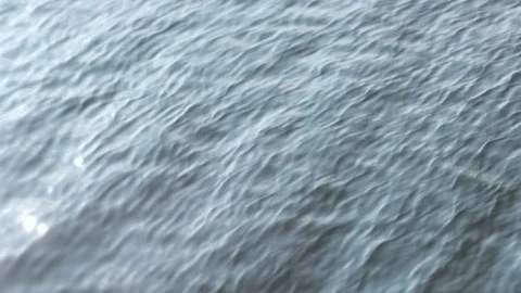 Infinite background of water waves move in lake. Blue, gray to black colors. Stock Footage 148966430