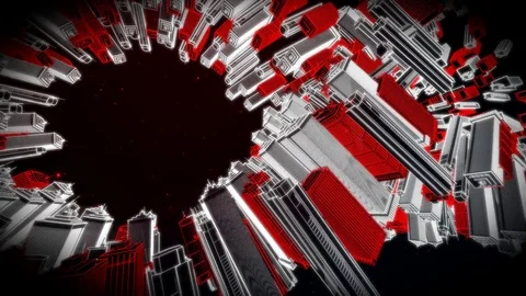 Infinite Construction Looping Animation Stock Footage 73426914