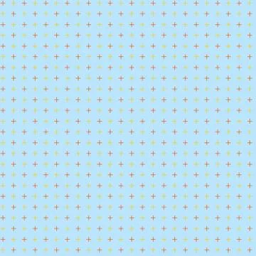 Infinite Endless Aligned Two Tone CrossStitch Plus Sign Pattern. Creative イラスト素材