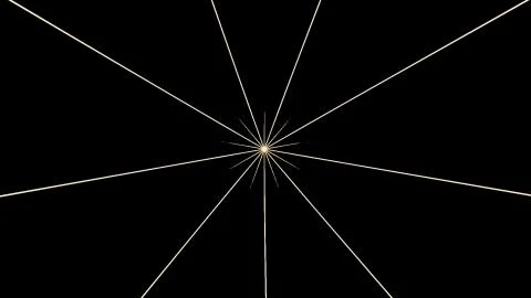 Infinite fly through straight stripes on black background. Lines background Stock Illustration