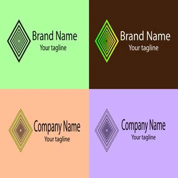 Infinite Focus Unique Logo Design for Company Stock Illustration