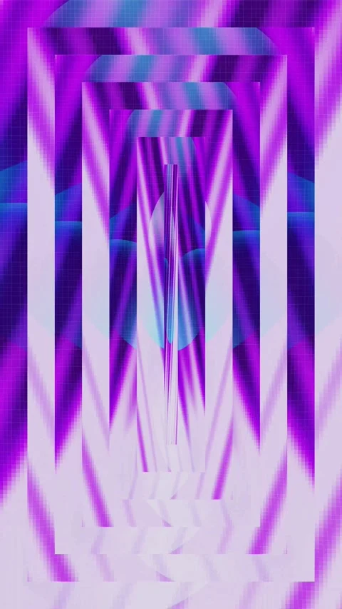 Infinite Geometric Cyber Corridor Видео 340011484