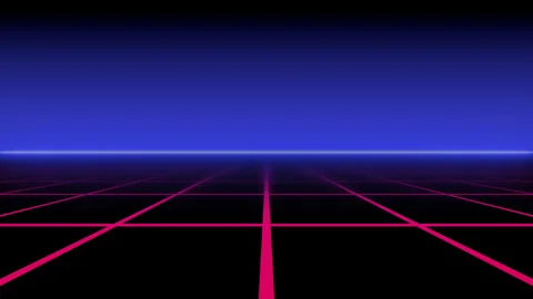 Infinite Grid Floor Loop Stock Footage 303389014